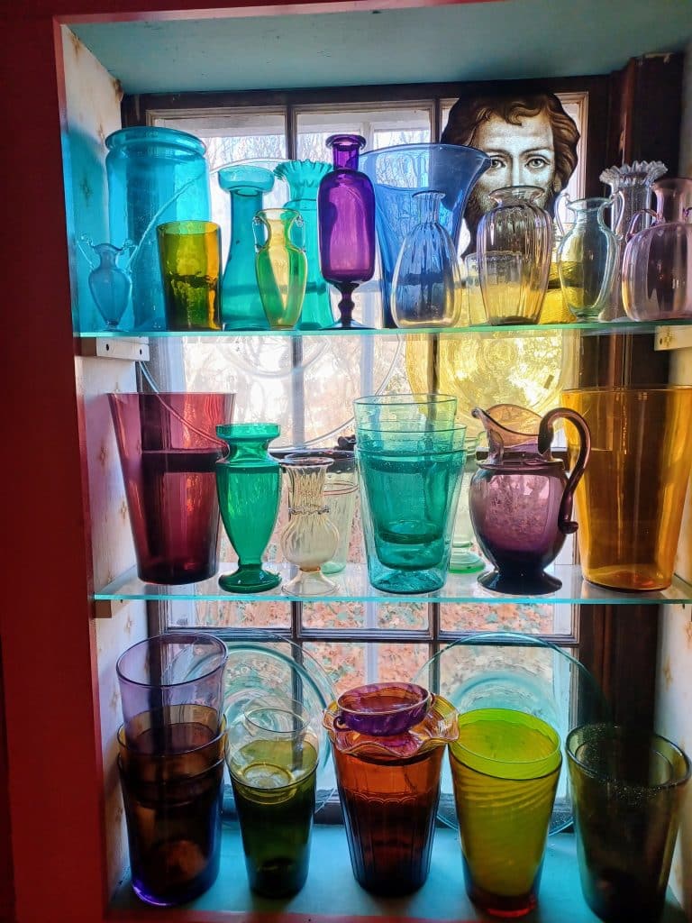 tom s window with colored glass